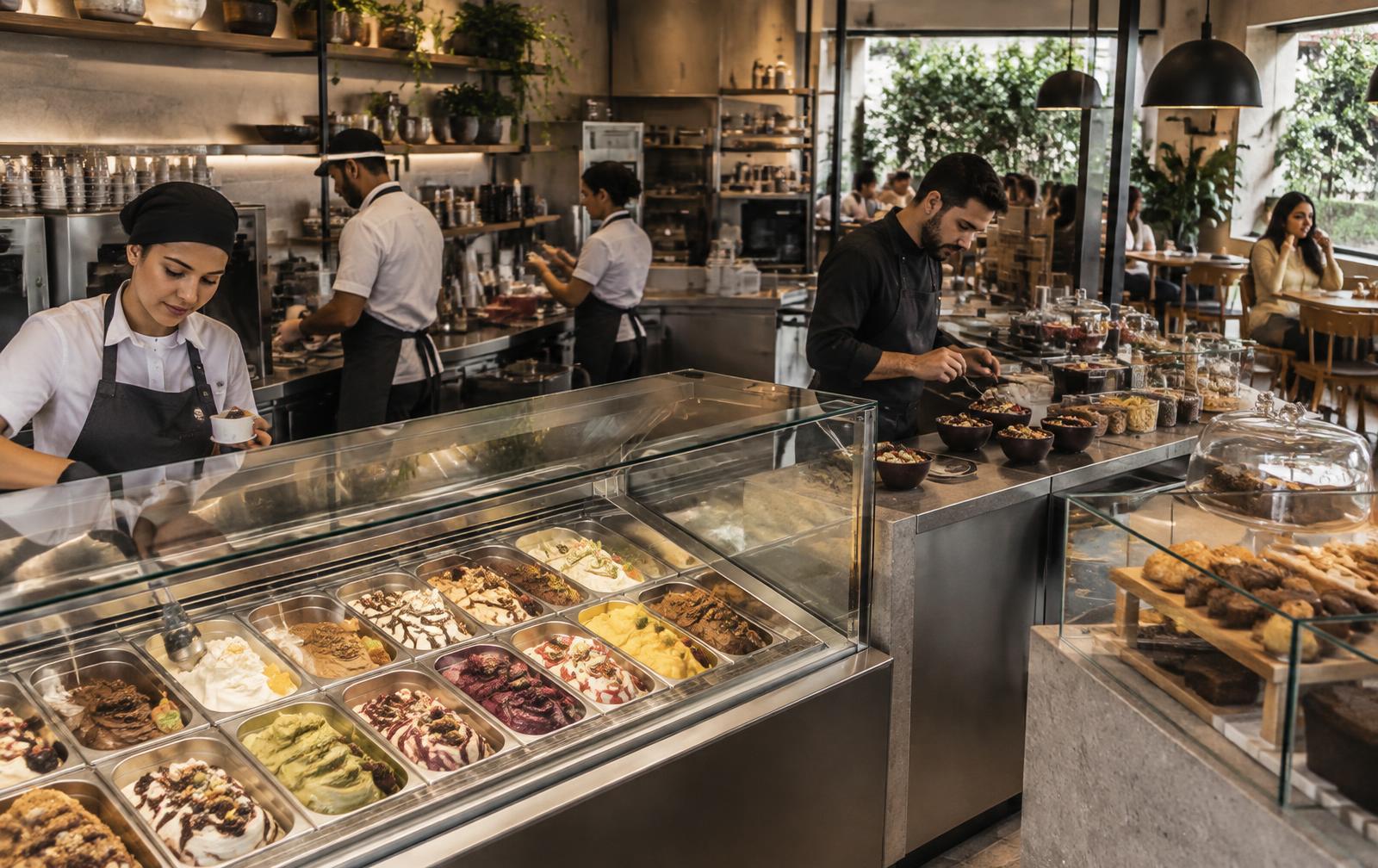 Imagen conceptual editorial del universo Food Service